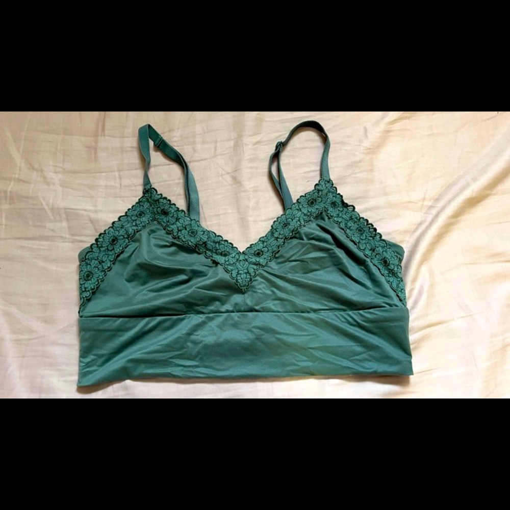 Aerie sunnie lace triangle bralette
